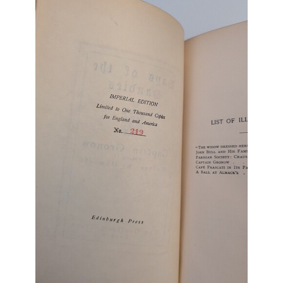 Days of the Dandies Captain Gronow - 2 Vol Imperial Ed #219 Grolier c1900 - Picture 14 of 15